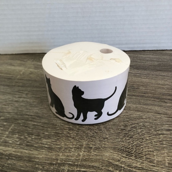 Vtg Black Cat Silhouette Notepad - Picture 1 of 10